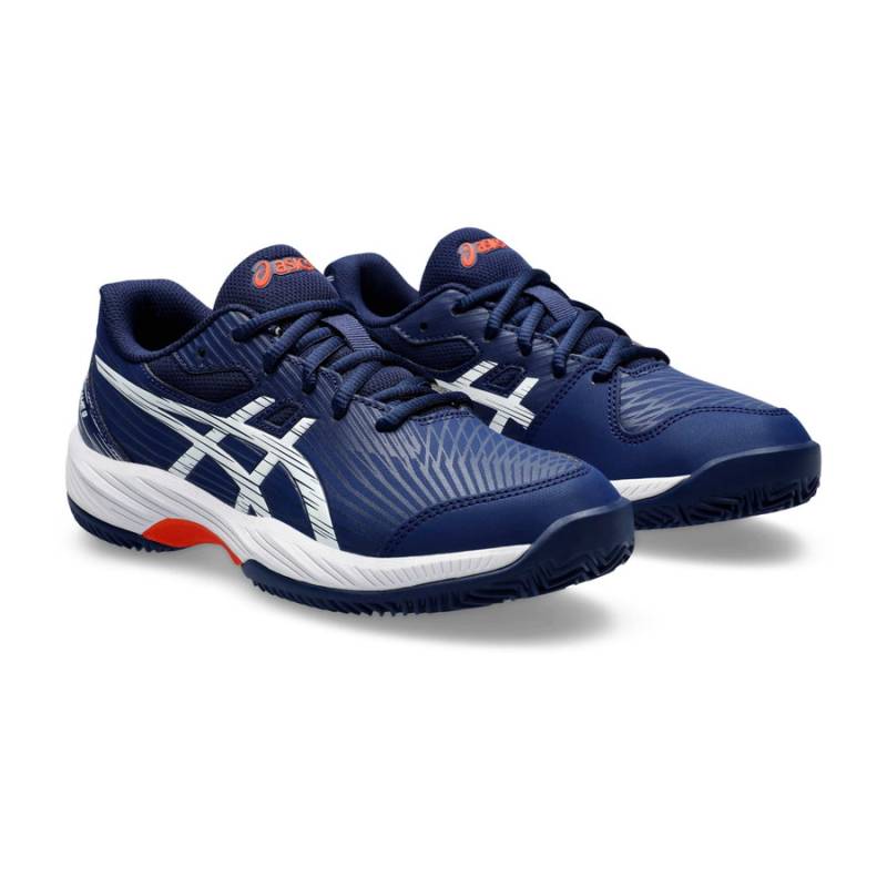 アシックス シューズ GEL-GAME 9 GS CLAY/OC BLUE EXPANSE/WHITE 1044A057-403ゲルゲーム テニス ジュニア キッズ ASICS