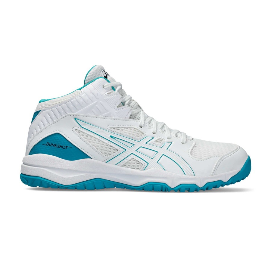アシックス シューズ DUNKSHOT MB 9 WHITE/LAGOON 1064A006-109ダンクショット バスケットボール ジュニア キッズ ASICS