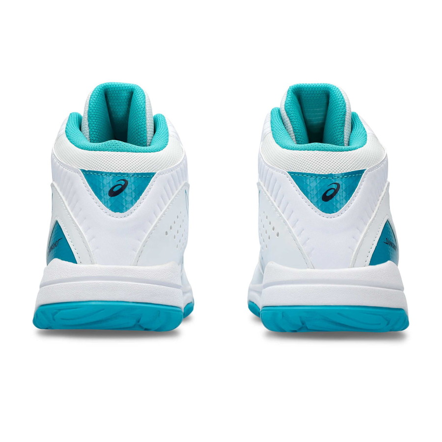 アシックス シューズ DUNKSHOT MB 9 WHITE/LAGOON 1064A006-109ダンクショット バスケットボール ジュニア キッズ ASICS