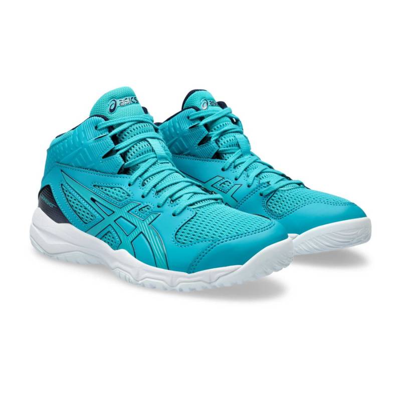 アシックス シューズ DUNKSHOT MB 9 LAGOON/MIDNIGHT 1064A006-300ダンクショット バスケットボール ジュニア キッズ ASICS