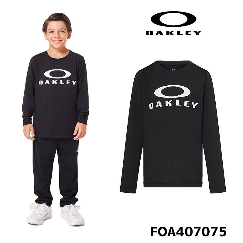 OAKLEY  オークリー ジュニア 長袖Tシャツ YTR EVO O BARK LS TEE 8.0 FOA407075 日本正規品
