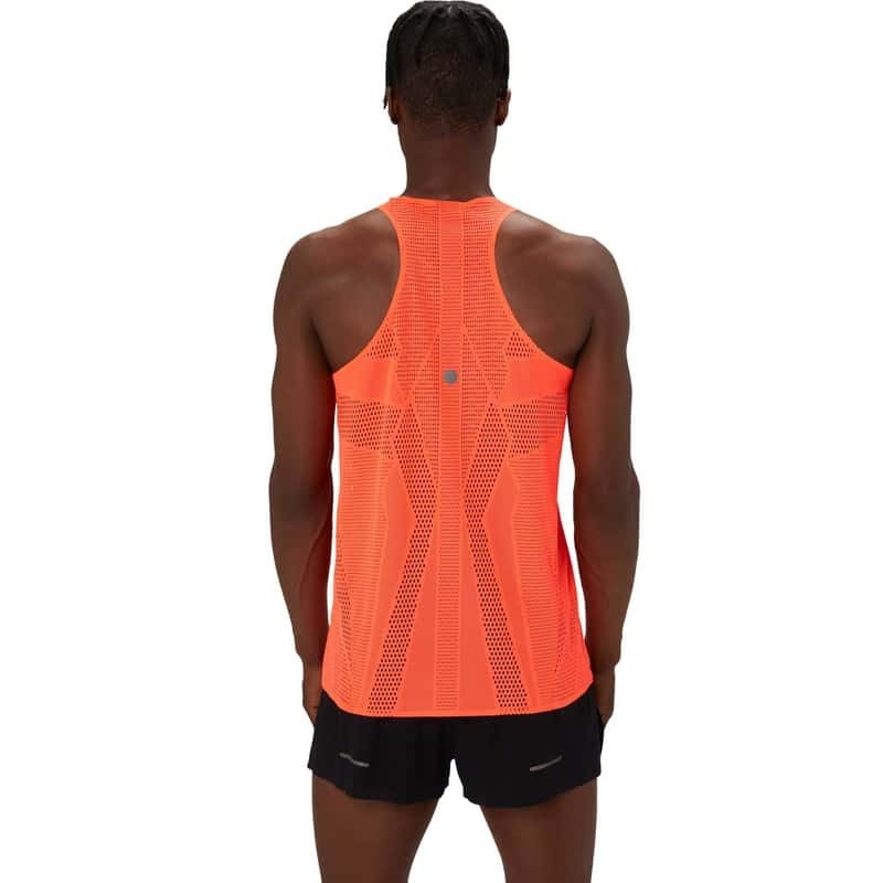 アシックス METARUN SINGLET タンクトップ SUNRISE RED 2011C990-600