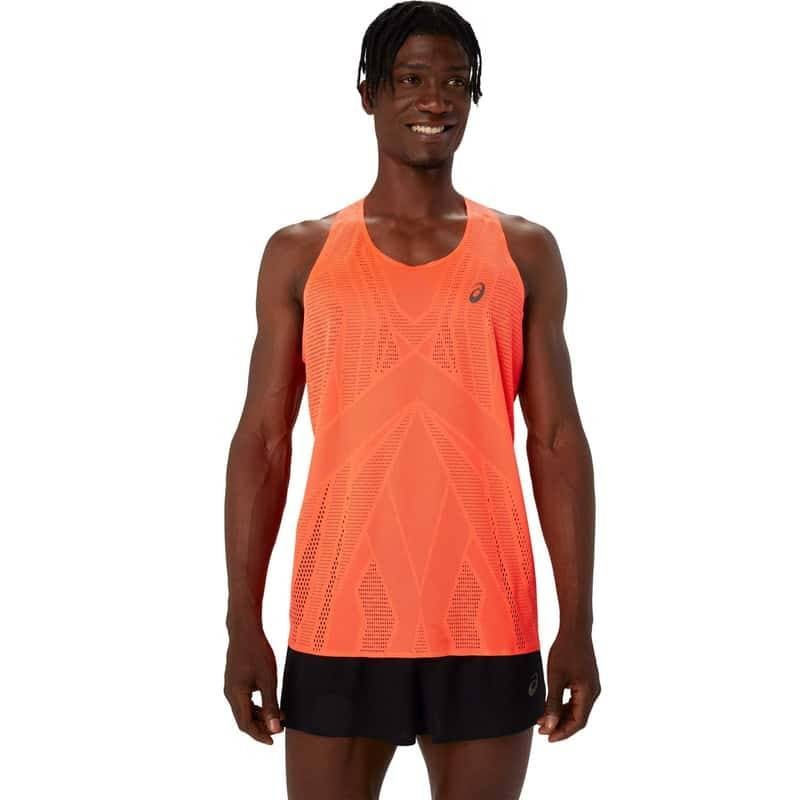 買い大人気 asicsアシックスMETARUN グラフィック シングレット XS