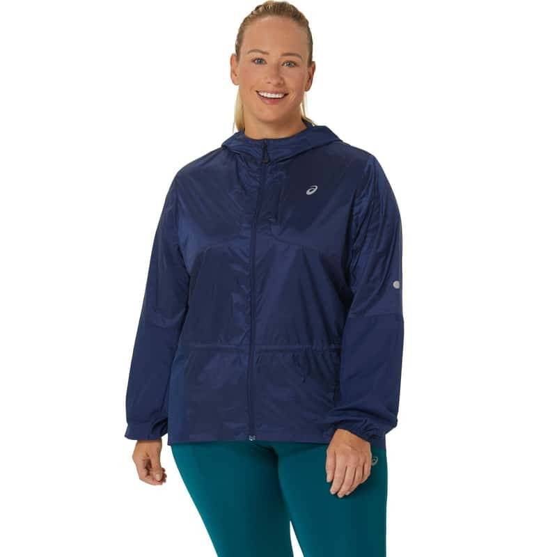 アシックス NAGINO RUN PACKABLE JACKET ジャケット BLUE E/PANSE