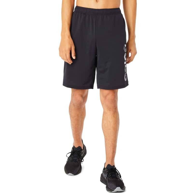 アシックス HEX GRAPHIC DRY SHORTS ショーツ PERFORMANCE BLACK
