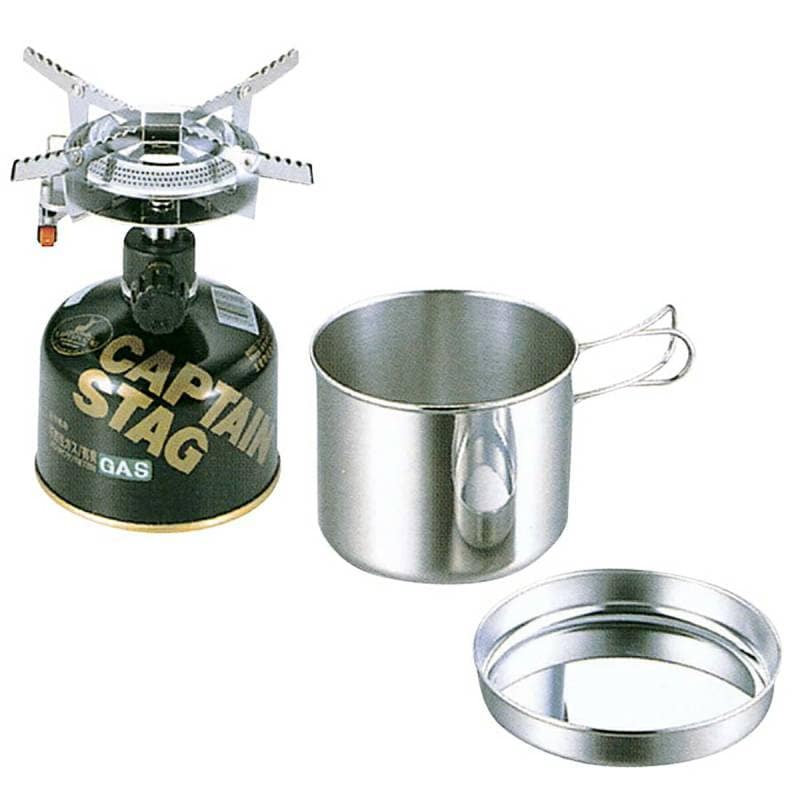 キャプテンスタッグ オーリック小型ガスバーナー・クッカーセット M-6400 CAPTAIN STAG キャンプ アウトドア レジャー