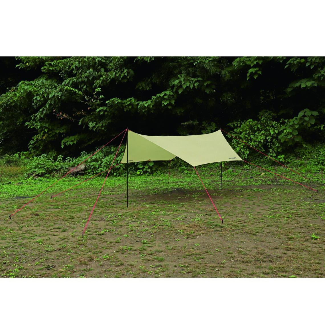 キャプテンスタッグ トレッカー ヘキサタープセット350x280UV (カーキ) UA-1091 CAPTAIN STAG キャンプ アウトドア レジャー 釣り
