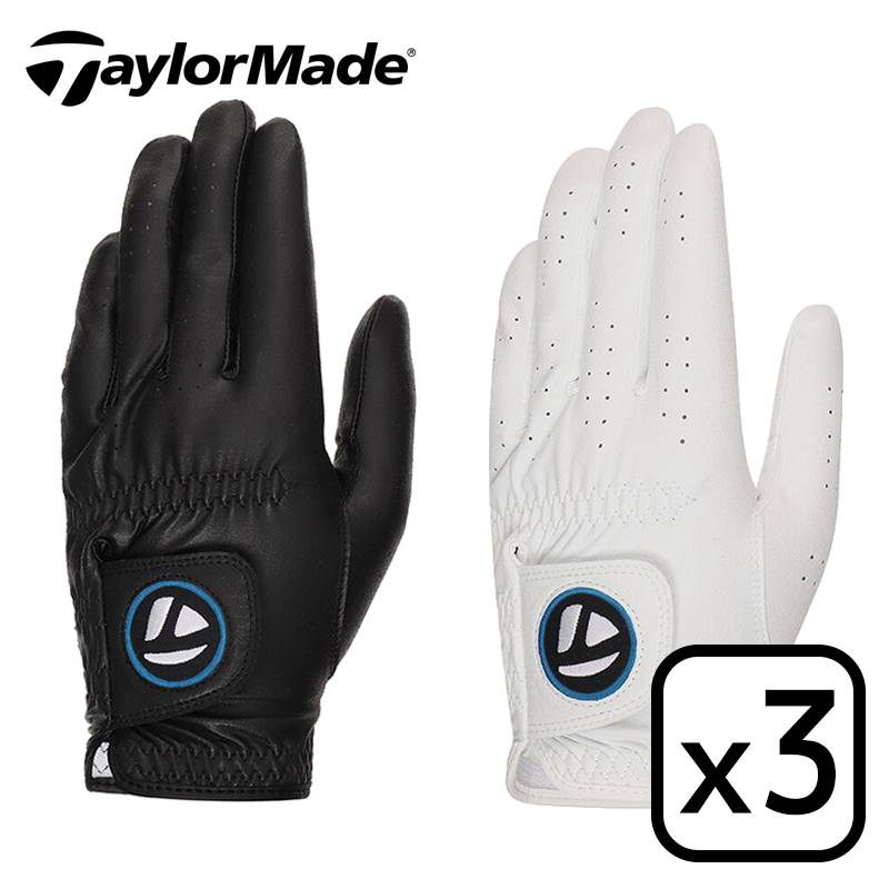 【3枚セット】テーラーメイド ゴルフグローブ プレイヤーズ グローブ UN165 左手用 メンズ TaylorMade GOLF
