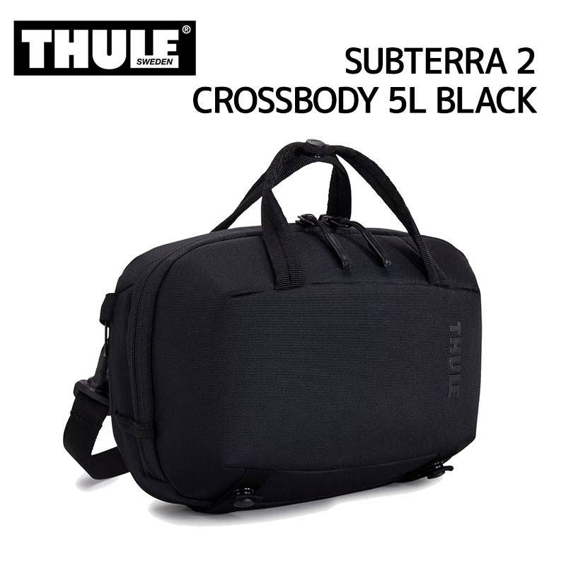 スーリー クロスボディバッグ サブテラ 2 ブラック 5L SUBTERRA 2 CROSSBODY 5L BLACK 3205035 ショルダー 斜めがけバッグ 旅行 耐水加工
