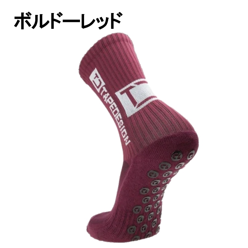 テープデザイン  クラシックソックス ボルドーレッド 24.5-30.5cm CLASSIC014 TAPE DESIGN
