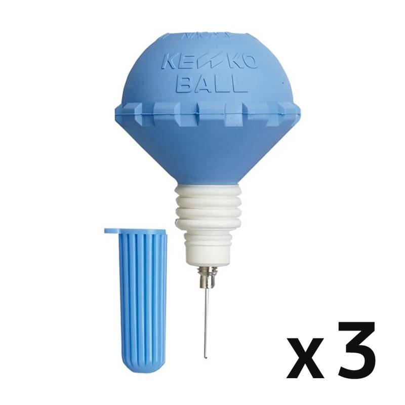 【3個セット】ケンコー ソフトテニスポンプ ブルー TSPHP1-V-BU-C（1個）空気入れ テニスボール 軟式テニス KENKO ナガセケンコー