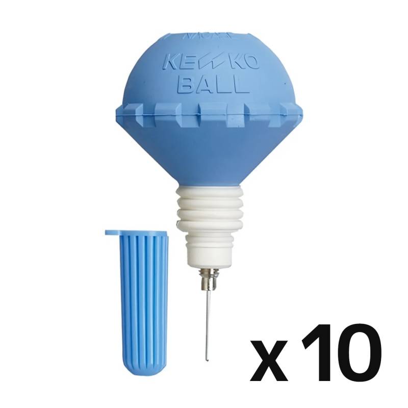 【10個セット】ケンコー ソフトテニスポンプ ブルー TSPHP1-V-BU-C（1個）空気入れ テニスボール 軟式テニス KENKO ナガセケンコー