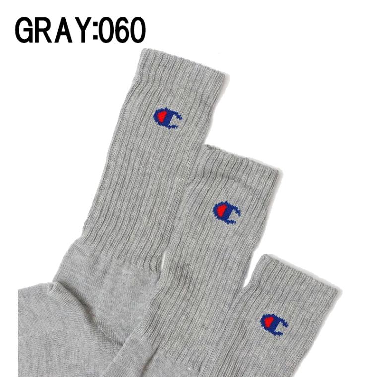 チャンピオン フルレングスソックス3P ヘザーグレー CMSCY002 Campion 