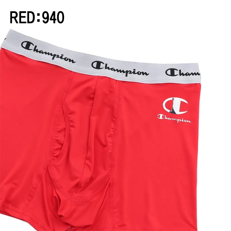チャンピオン ストレッチジャージボクサーブリーフPE STRETCH レッド CM6EZ201 Campion 