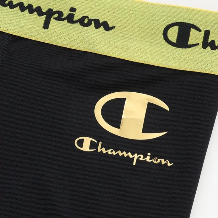 チャンピオン ストレッチジャージボクサーブリーフPE STRETCH ブラック×ゴールド CM6EZ201 Campion 
