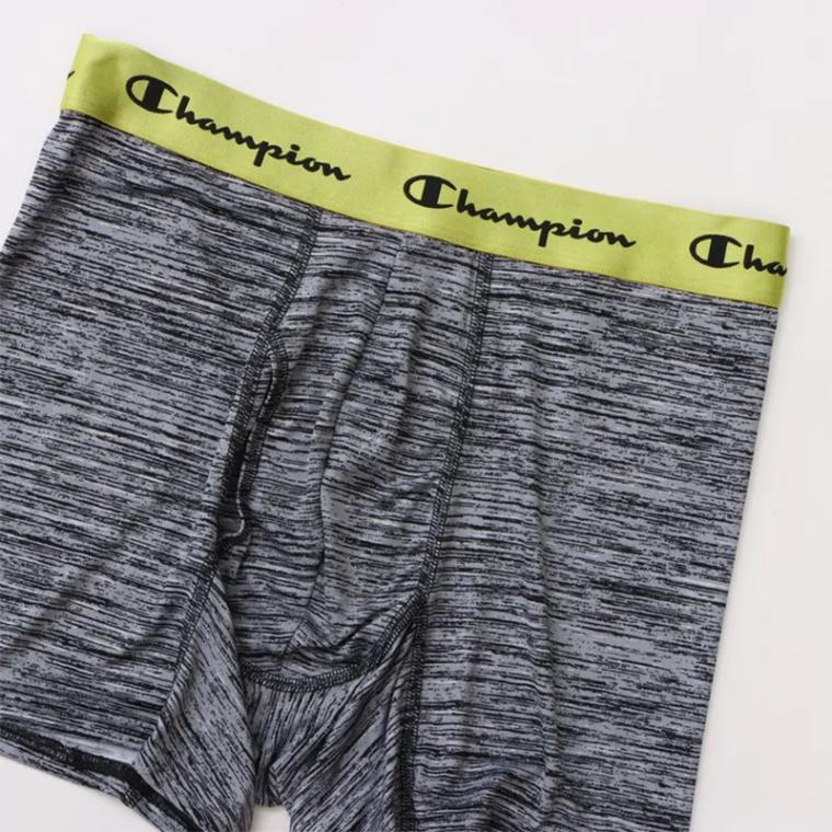 チャンピオン ストレッチジャージボクサーブリーフPE STRETCH ヘザーグレー CM6EZ202 Campion 