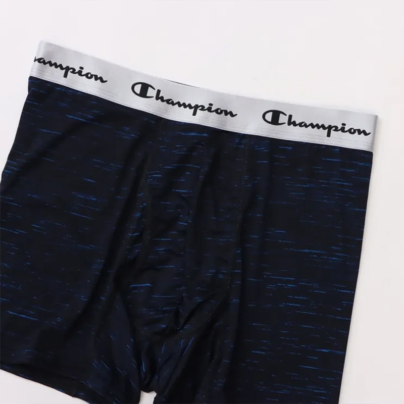 チャンピオン ストレッチジャージボクサーブリーフPE STRETCH ヘザーネイビー CM6EZ202 Campion 