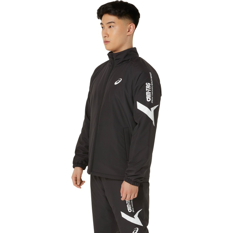 アシックス(ASICS) AIM-TRG 中綿ブレーカージャケット 2031E733 ユニセックス大人 パフォーマンスブラック 3XLサイズ アシックス AIM-TRG中わたブレーカージャケット パフォーマンス