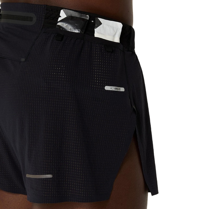 アシックス METARUN SPLIT SHORT 2011C752-001 ランニング メンズ ショーツ ブラック ASICS