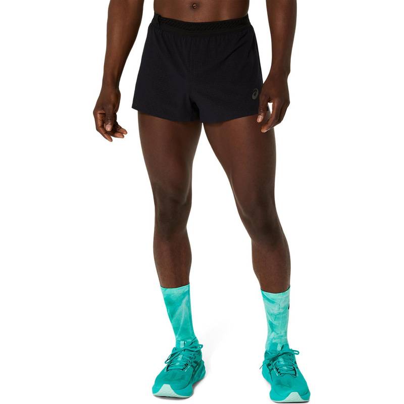 アシックス METARUN SPLIT SHORT 2011C752-001 ランニング メンズ ショーツ ブラック ASICS