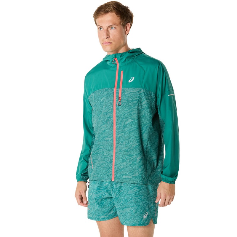 未使用 ASICS FUJITRAIL パッカブルウィンドブレーカー L アシックス FUJITRAILパッカブルウィンドブレーカー 2011C991-300