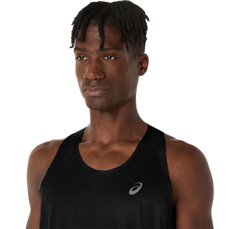 アシックス METARUNシングレット 2011D287-001 ランニング メンズ シングレット ブラック ASICS