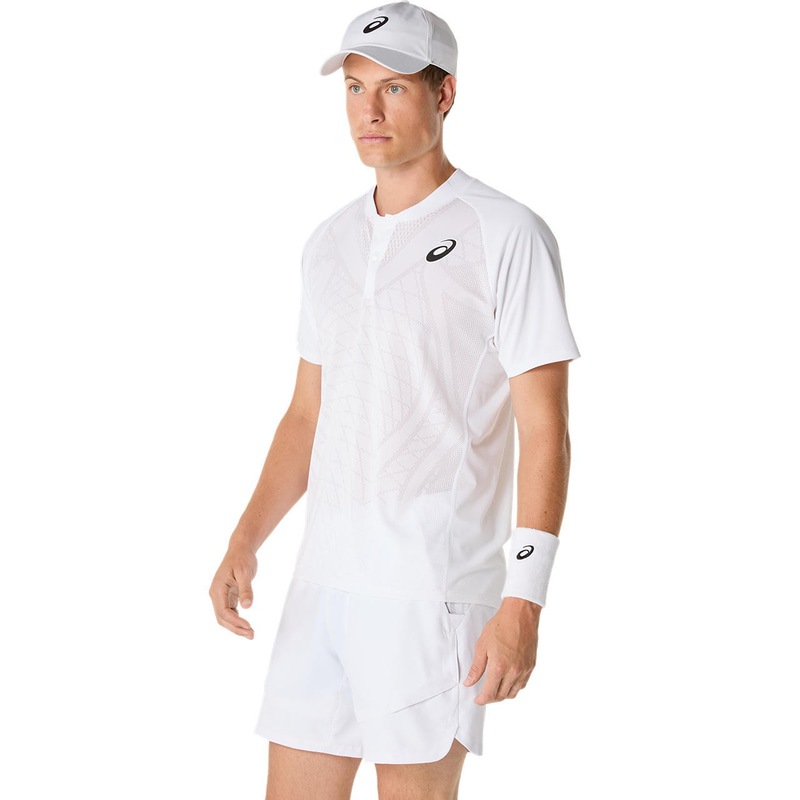 アシックス MATCH ACTIBREEZE POLO-SHI 2041A322-100 テニス メンズ 半袖トップス ホワイト ASICS