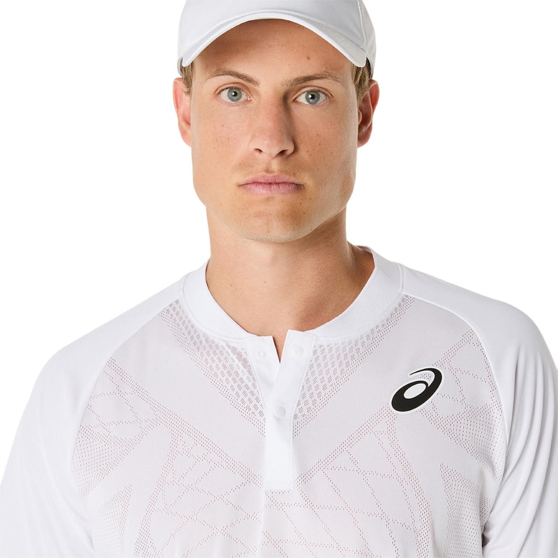 アシックス MATCH ACTIBREEZE POLO-SHI 2041A322-100 テニス メンズ 半袖トップス ホワイト ASICS