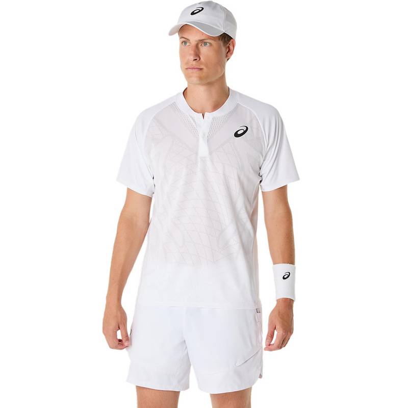 アシックス MATCH ACTIBREEZE POLO-SHI 2041A322-100 テニス メンズ 半袖トップス ホワイト ASICS