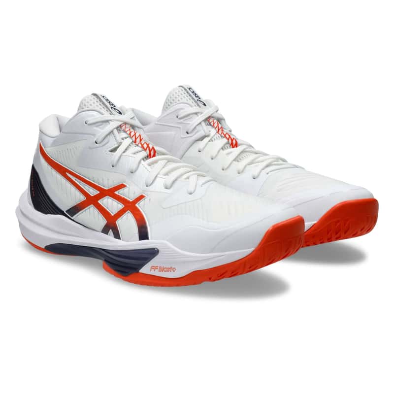 asics バレーボール シューズ sky elite ff mt 3 オレンジ アシックス シューズ SKY ELITE FF MT 3 WHITE/NOVA ORANGE 1051A081