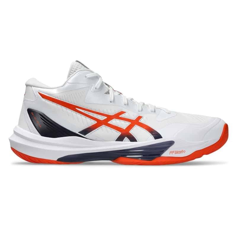アシックス シューズ SKY ELITE FF MT 3 WHITE/NOVA ORANGE 1051A081-103スカイエリート バレー バスケット バドミントン メンズ ASICS