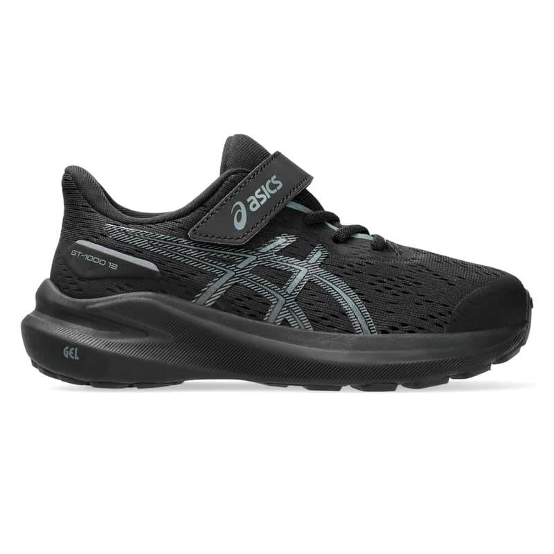 アシックス シューズ GT-1000 13 PS BLACK/STEEL GREY 1014A344-004ジーティー ランニング ジュニア キッズ ASICS