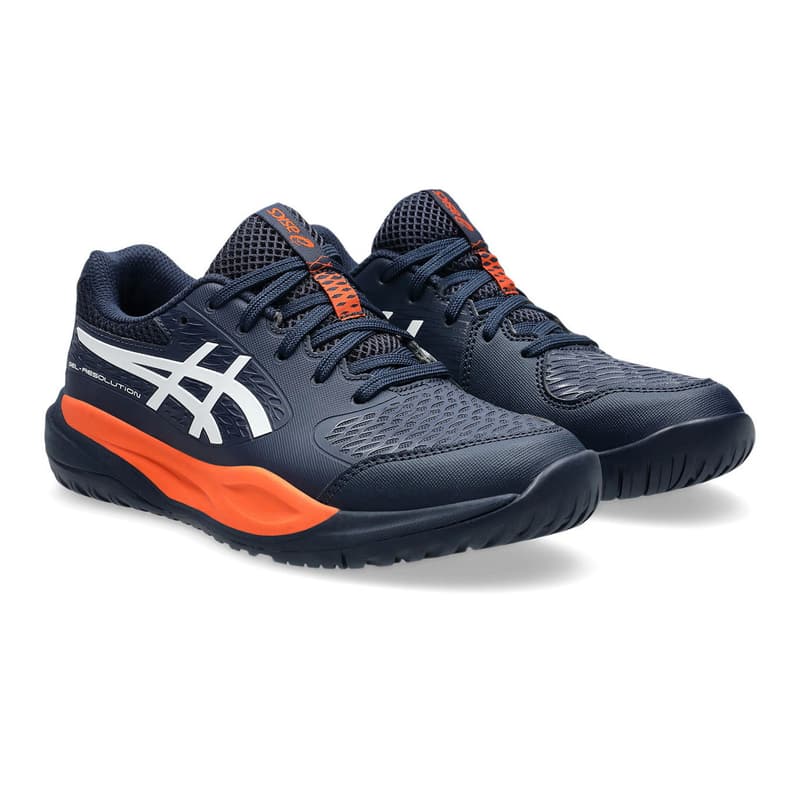 アシックス シューズ GEL-RESOLUTION X GS MIDNIGHT/WHITE 1044A081-400ゲルソリューション テニス ジュニア キッズ ASICS