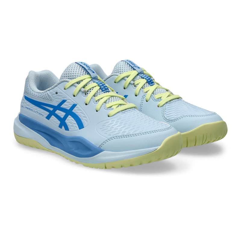アシックス シューズ GEL-RESOLUTION X GS LIGHT BLUE/BLUE COAST 1044A081-401ゲルソリューション テニス ジュニア キッズ ASICS