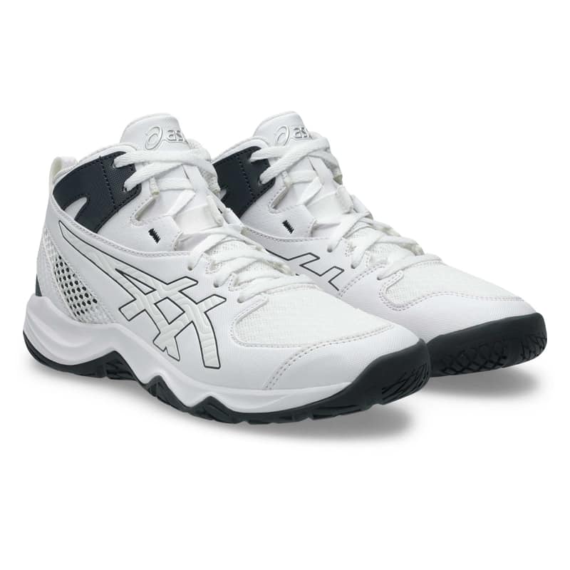 アシックス シューズ DUNKSHOT MB 10 WHITE/CARRIER GREY 1064A019-101ダンクショット バスケットボール ジュニア キッズ ASICS