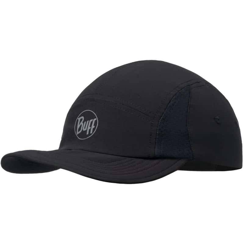 バフ キャップ 5 PANEL GO CAP R-SOLID BLACK L/XL 437099 速乾 湿気コントロール 吸汗インナーバンド 再帰反射 UPF50 BUFF