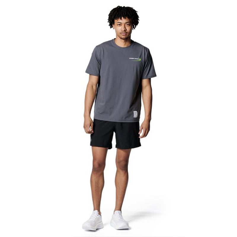 アンダーアーマー UAモチベート グラフィック ショートスリーブ Tシャツ 6001513-025 Castlerock メンズ トレーニング 