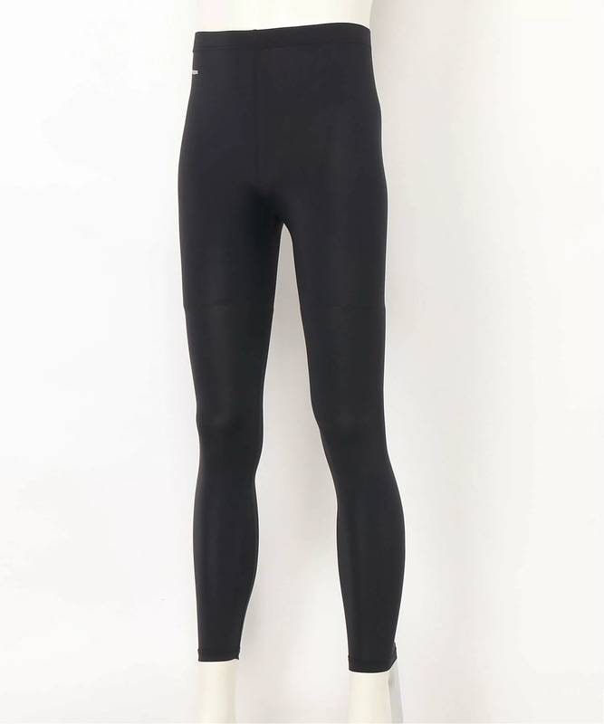 カッパ ロングインナーパンツ ブラック 215360-BK メンズ Kappa コンプレッションウェア フィットネス トレーニング ヨガ ジム