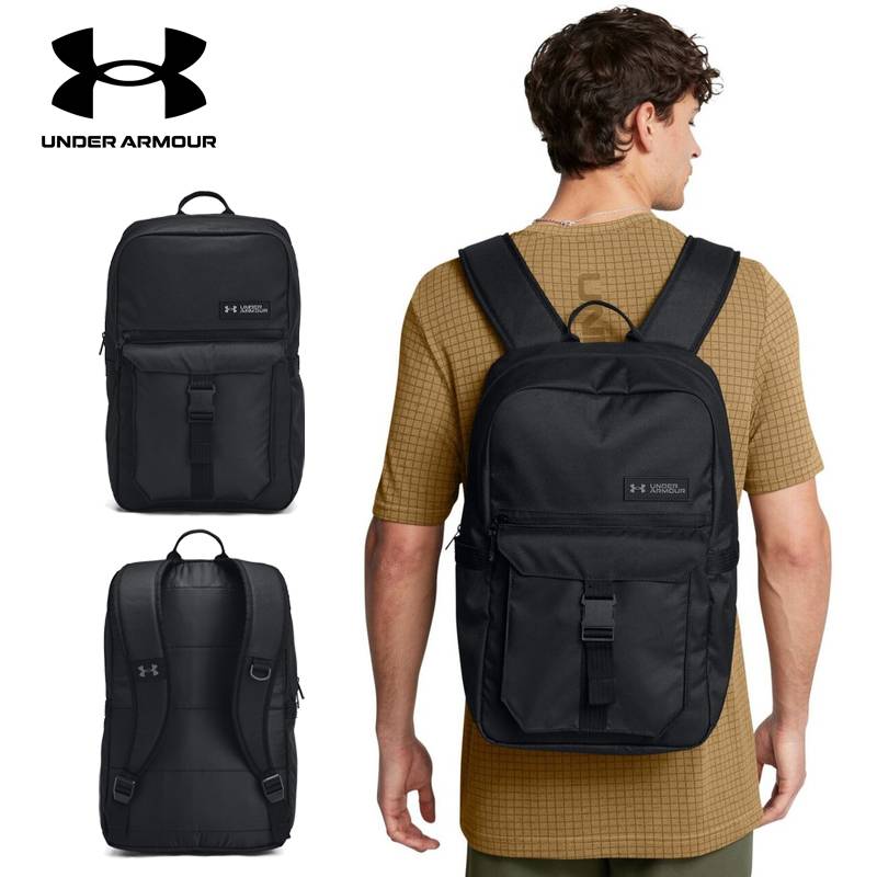 アンダーアーマー UAトライアンフ キャンパス バックパック 23L 1384462-001 Black ユニ 男女兼用 通勤/通学/普段使い 撥水 UNDER ARMOUR