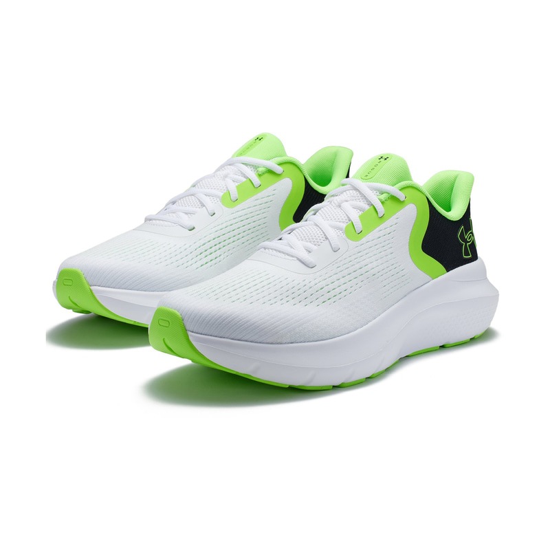 アンダーアーマー UAチャージド ローグ5 3028256-101 Hyper Green Z メンズ ホワイト系 UNDER ARMOUR ランニング シューズ 9000 陸上 マラソン