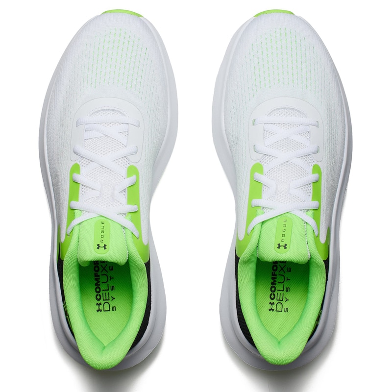アンダーアーマー UAチャージド ローグ5 3028256-101 Hyper Green Z メンズ ホワイト系 UNDER ARMOUR ランニング シューズ 9000 陸上 マラソン
