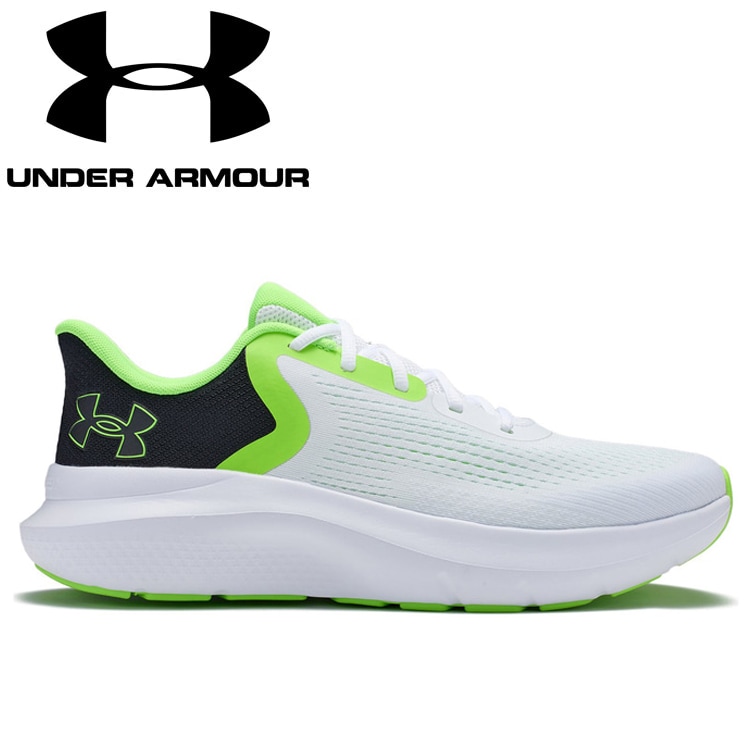 アンダーアーマー UAチャージド ローグ5 3028256-101 Hyper Green Z メンズ ホワイト系 UNDER ARMOUR ランニング シューズ 9000 陸上 マラソン
