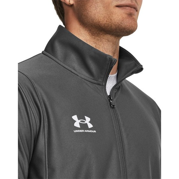 アンダーアーマー UAコーチ トラックジャケット 1379494-025 Castlerock/White メンズ サッカー トレーニング ウォームアップUNDER ARMOUR