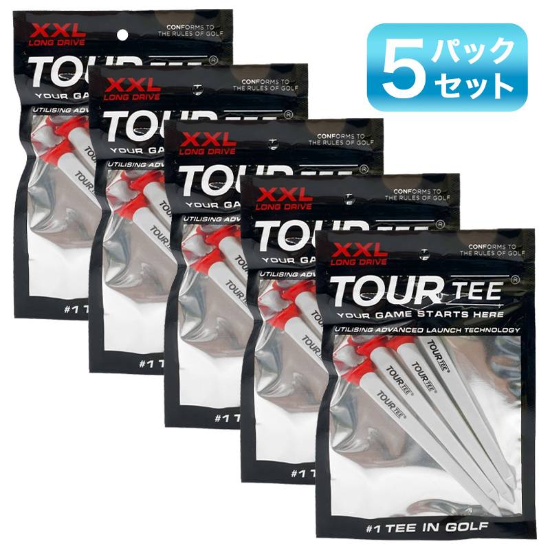 【5パックセット】LITE TOUR TEE XXL LONG DRIVE ライト ツアーティー ロング ドライブ 100mm 使いやすい 初心者 プロ ユニ USGAR&Aルール適合