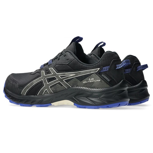 アシックス シューズ GEL-VENTURE 10 WATERPROOF BLACK/BROWN STONE 1011B965-002ゲルベンチャー ランニング 防水 メンズ ASICS