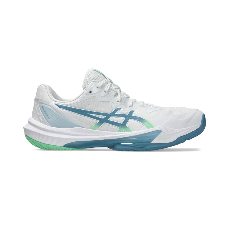 アシックス シューズ SKY ELITE FF 3 White/Saba Blue 1051A080-106スカイエリート バレー バスケット バドミントン メンズ ASICS