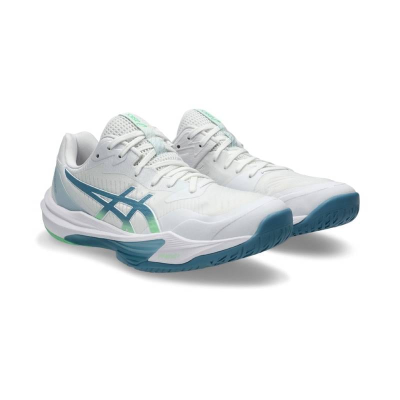 アシックス シューズ SKY ELITE FF 3 White/Saba Blue 1051A080-106スカイエリート バレー バスケット バドミントン メンズ ASICS
