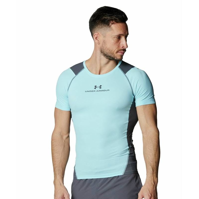 アンダーアーマー UA ISO-CHILL VENT COMPRESSION SHORT SLEEVE SHIRT 6001532-494 Streamトレーニング UNDER ARMOUR ベント ショートスリーブ シャツ