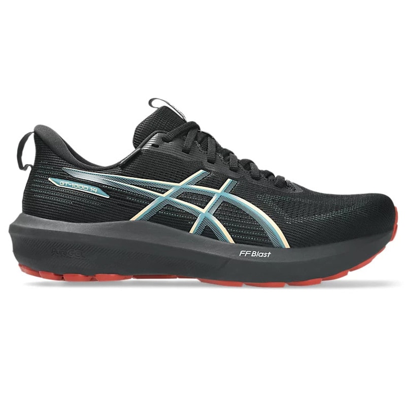アシックス シューズ GT-1000 14 GTX BLACK/APRICOT CRUSH 1011C078-003 ジーティー ランニング メンズ GORE-TEX ASICS