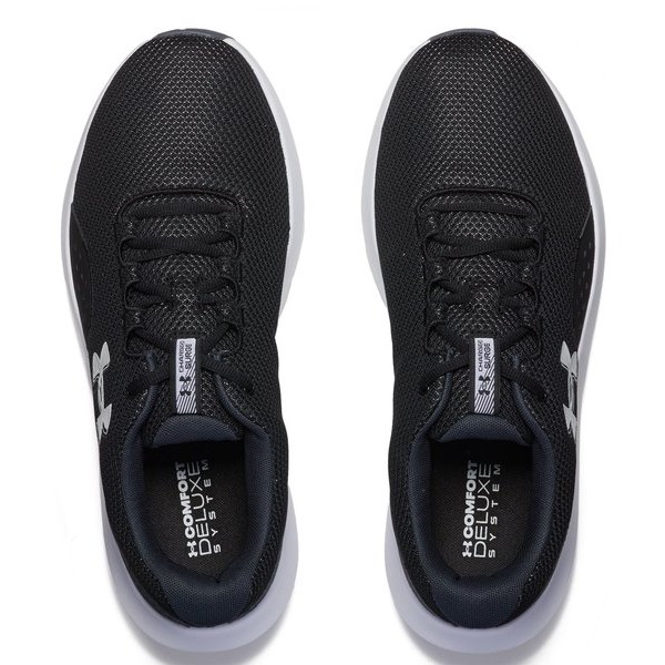 アンダーアーマー UAチャージド サージ4 エクストラワイド 3028249-002 Black/Anthracite/White メンズ ランニング UNDER ARMOUR